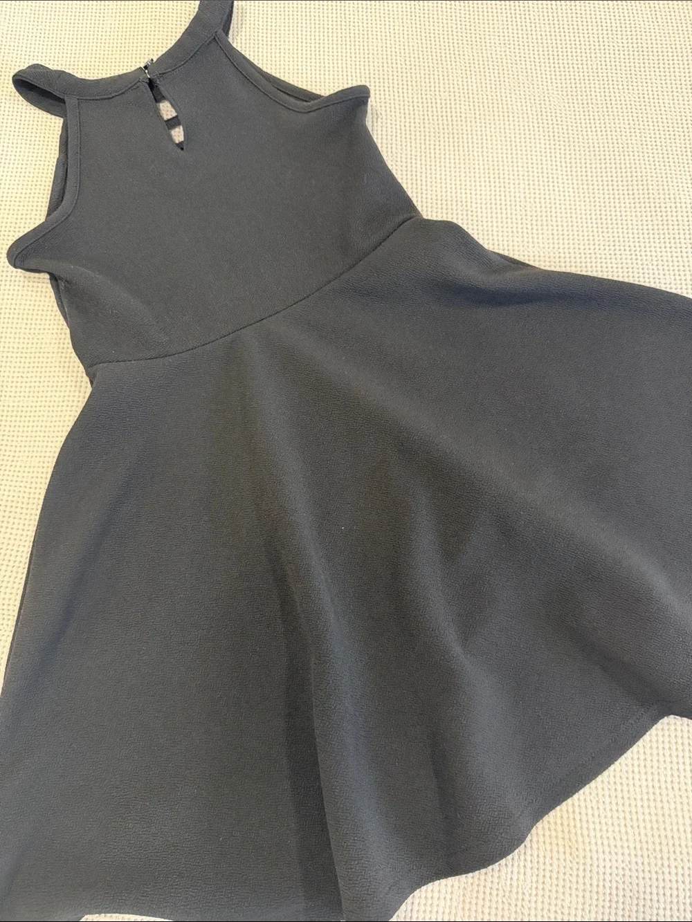 The Children's Place Black Sleeveless Fit-and-Flare Dress for Girls